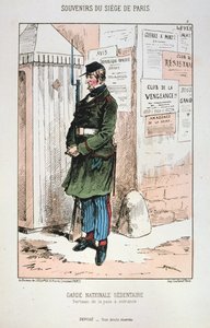 Ülő nemzeti gárda, Párizs ostroma, 1870-1871 alkotó: Unbekannt