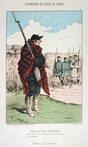 Garde Nationale Sedentaire, Belagerung von Paris, 1870-1871