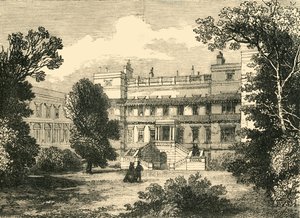 Northumberland ház kertje, 1881. alkotó: Unbekannt