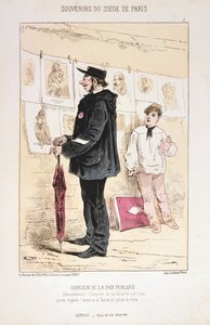 A közbéke őrzője, Párizs ostroma, 1870-1871 alkotó: Unbekannt