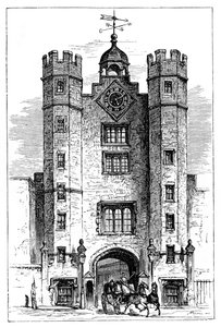 A Szent Jakab-palota kapuja, London, 1900. alkotó: Unbekannt