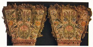 Egy pár kesztyű kesztyűje, amelyről azt tartják, hogy Rupert hercegé volt, XVII. alkotó: Unbekannt