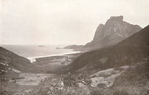 A Gavea-hegy és az Atlanti-óceán déli része, 1914 alkotó: Unbekannt