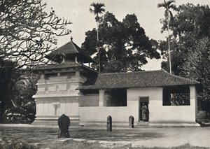 Gedige Vihara, Kandy Példa egy buddhista templomra egy hindu szentély stílusában, Dewale, alkotó: Unbekannt