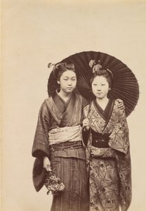 [Geisha Girls], kb. 1880. alkotó: Unbekannt
