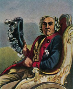 Fouque tábornok 1698-1774. - Menzel festménye, 1934. alkotó: Unbekannt