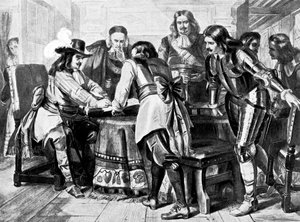 Monck tábornok szabad parlamentet hirdet, 1660 c1905 alkotó: Unbekannt