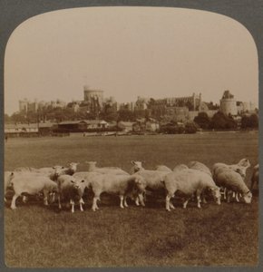 General View Windsor Castle, Anglia, 1896. alkotó: Unbekannt