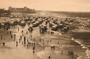Általános nézet a strandról Bath-időben, 1928 alkotó: Unbekannt