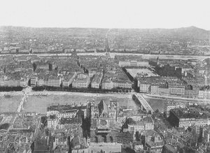 Általános nézet, Lyons, Franciaország, 1895. alkotó: Unbekannt