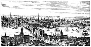 London általános képe, 1666, 1909 alkotó: Unbekannt