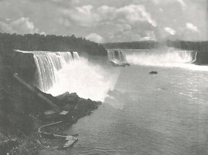 A Niagara-vízesés általános képe, 1895. alkotó: Unbekannt