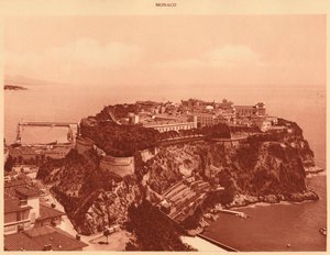 A Monacói Hercegség általános képe, 1930. alkotó: Unbekannt