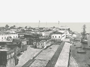 A főváros, Zanzibár általános képe, 1895. alkotó: Unbekannt