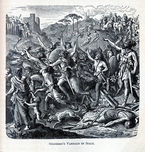 Genserics vandálok Olaszországban, 1882 alkotó: Unbekannt