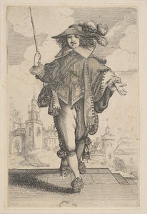 Terményt tartó úriember, 1629. alkotó: Unbekannt