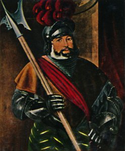 Frudsbergi György 1473-1528. - Amburger festménye, 1934. alkotó: Unbekannt