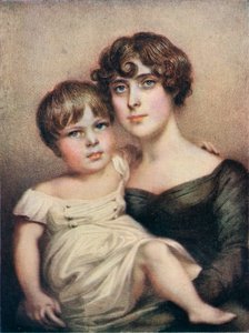 George Dacres Patterson és édesanyja, Eleanor Dacres Patterson, 1815. 1911 alkotó: Unbekannt