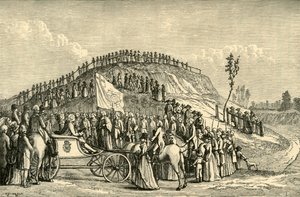 III. György és Charlotte királynő Eton Montemben, 1778, 1911. alkotó: Unbekannt