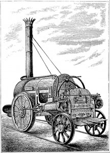 George Stephensons Rocket mozdony, c1875 alkotó: Unbekannt