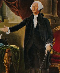 George Washington 1732-1799. - Metszet G. C. Stuart festménye után, 1934. alkotó: Unbekannt