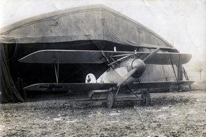 Német Albatros DV, Souilly, Franciaország, 1918. január 2 alkotó: Unbekannt