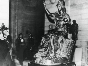 Von Rundstedt német tábornagy látogatása a Louvre-ban, megszállva Párizs, 1940. október alkotó: Unbekannt