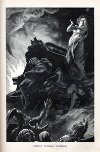 Német temetési áldozat, 1882 alkotó: Unbekannt