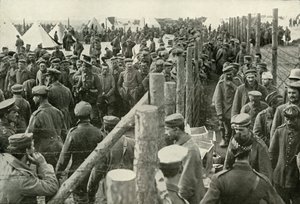Német rabok belépve a ketrecekbe, 1919. alkotó: Unbekannt