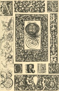 Német reneszánsz tipográfiai díszek, 1898. alkotó: Unbekannt