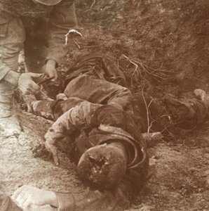 Német test, Champagne, Észak-Franciaország, 1915 alkotó: Unbekannt