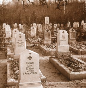 Német temető, Carlepont, Észak-Franciaország, c1914-c1918 alkotó: Unbekannt