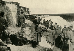 Német katonák az észak-franciaországi Hulluchnál, első világháború, c1915, c1920. alkotó: Unbekannt
