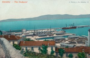 Gibraltár – A hajógyár, 1900 alkotó: Unbekannt