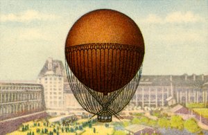 Giffards léggömb a párizsi világkiállításon, 1878, 1932. alkotó: Unbekannt