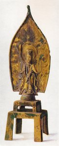 Gilt Bronze Figure of Kuan-Yin, 334 AD, 1936 alkotó: Unbekannt