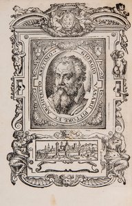 Giorgio Vasari. Feladó: Giorgio Vasari, A legkiválóbb olasz festők, szobrászok élete, a alkotó: Unbekannt