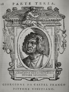 Giorgione. Forrás: Giorgio Vasari, A legkiválóbb olasz festők, szobrászok és építészek élete, 1568 alkotó: Unbekannt