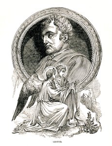 Giotto di Bondone olasz festő és építész, 1893 alkotó: Unbekannt