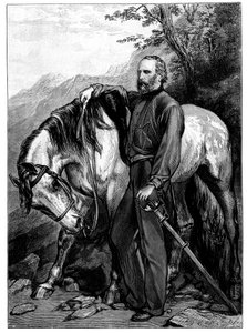 Giuseppe Garibaldi, olasz hazafi és a Risorgimento katonája, 1900 alkotó: Unbekannt