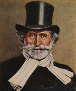 Giuseppe Verdi 1813-1901. - Michel festménye, 1934. alkotó: Unbekannt