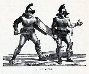 Gladiátorok, 1882 alkotó: Unbekannt