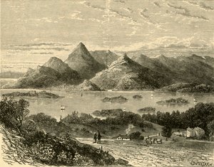 Glengariff kikötője és a Bantry-öböl az Eccles Hotelből, 1898. alkotó: Unbekannt