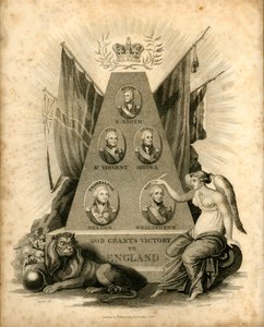 Isten győzelmet ad Angliának, 1816. alkotó: Unbekannt