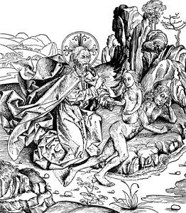 Isten Ádám bordájából teremtette Évát, 1493 alkotó: Unbekannt