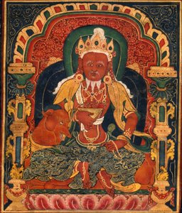A tűz istene, Agni, a Gyógyító Buddha Mandala istene. alkotó: Unbekannt