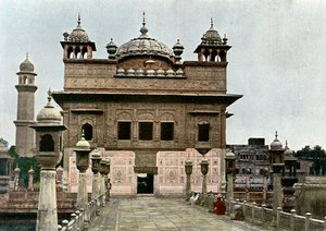 Aranytemplom, Amritsar, Punjab, India, 1890 alkotó: Unbekannt