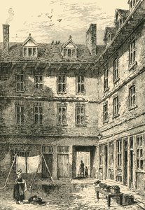 Goldsmiths House, Green Arbor Court, 1800 körül, 1872 körül. alkotó: Unbekannt