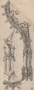 gótikus D betű, c. 14801500. alkotó: Unbekannt
