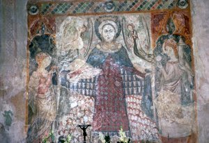Gótikus falfestmény a kőszegi Szent Jakab-templomban, XV. század alkotó: Unbekannt